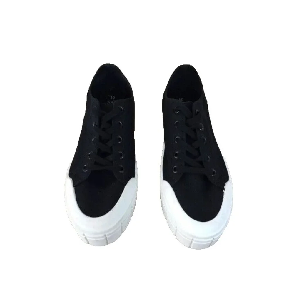No Boundaries Chunky Lug Low‎ Top Sneakers Women's Size 7 Black Platform Shoes